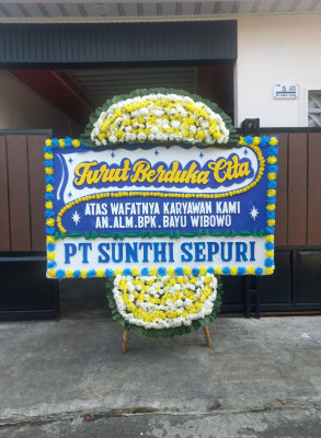 Papan Bunga Duka di Socah
