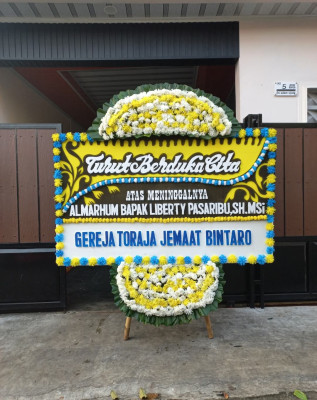 Papan Bunga Duka di Socah